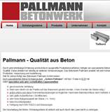 Betonwerk Pallmann hat sich auf die Produktion von hochwertigen Betonfertigteilen, speziell auf Beton-Schalungssteine spezialisiert.