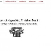 Christian Martin Sachverständiger für Naturstein- und Restaurierungsarbeiten staatl. gepr. Restaurator Steinmetz- und Steinbildhauermeister